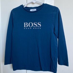 Hugo Boss Kids Logo Printed Long Sleeve T-Shirt